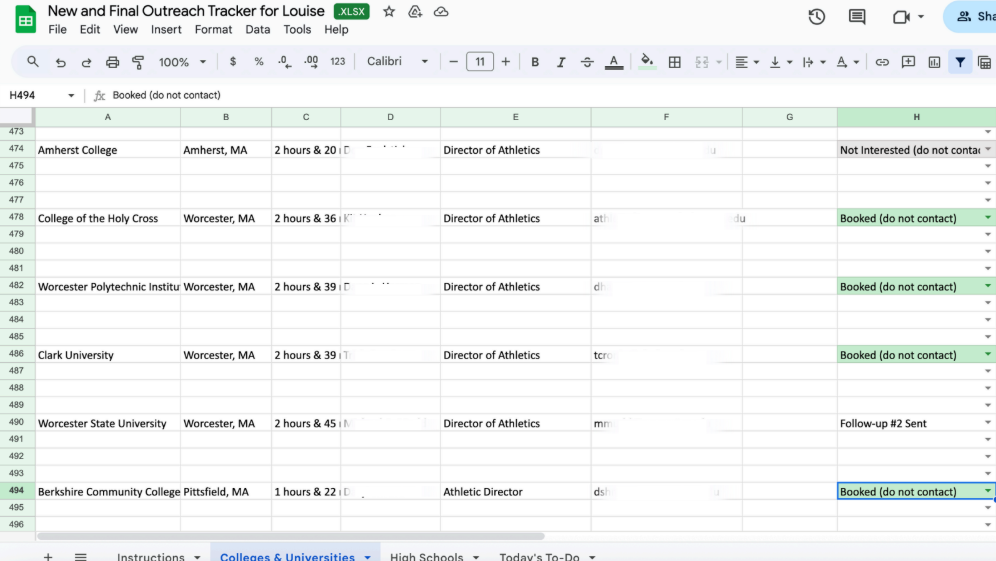 Excel Sheet